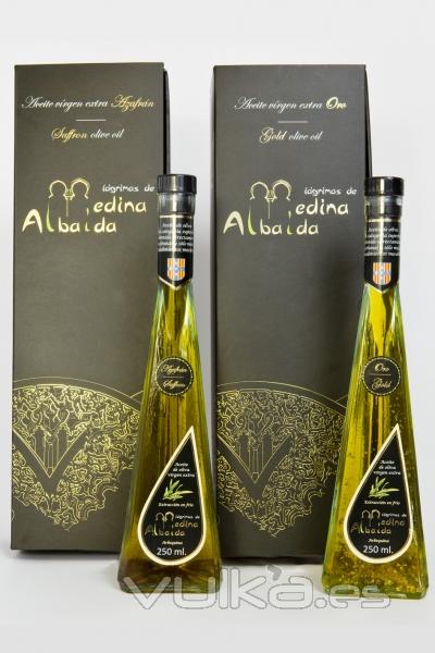 Aceite de oliva vírgen extra 100% arbequina. Lágrimas de Medina Albaida.