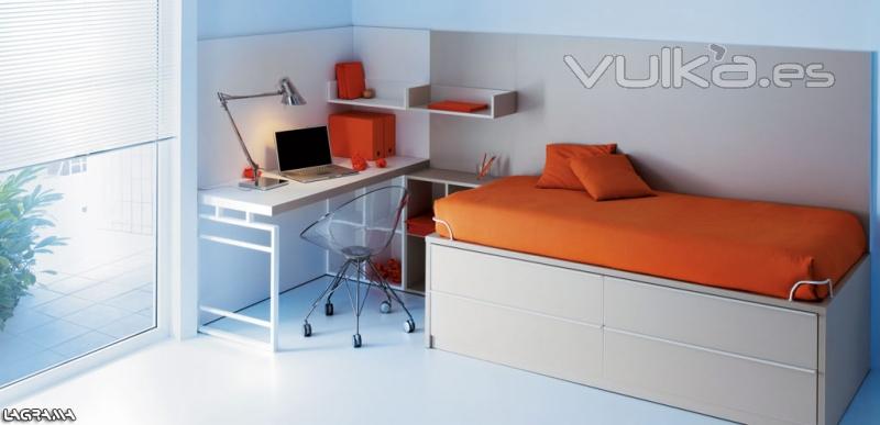 Dormitorio juvenil C128 del catálogo Lagrama Avatar pro Zona joven