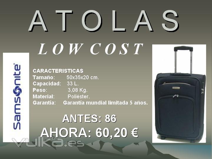 ATOLAS maleta de cabina de SAMSONITE !que precio!