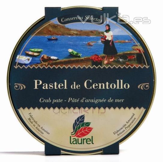 Pastel de Centollo Artesano LAUREL 150 gr.