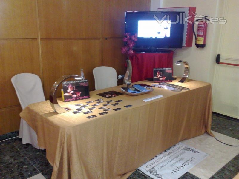 stand de feria de novios , para celebracin de despedidas 