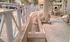 Formacion de jardinera zona exterior