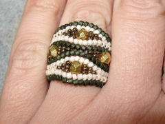 Anillo serpentine, realizado en uno de nuestros cursillos