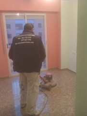 Pulido de terrazo interior