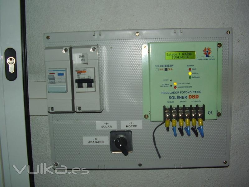 Regulador de Instalación Fotovoltaica Aislada