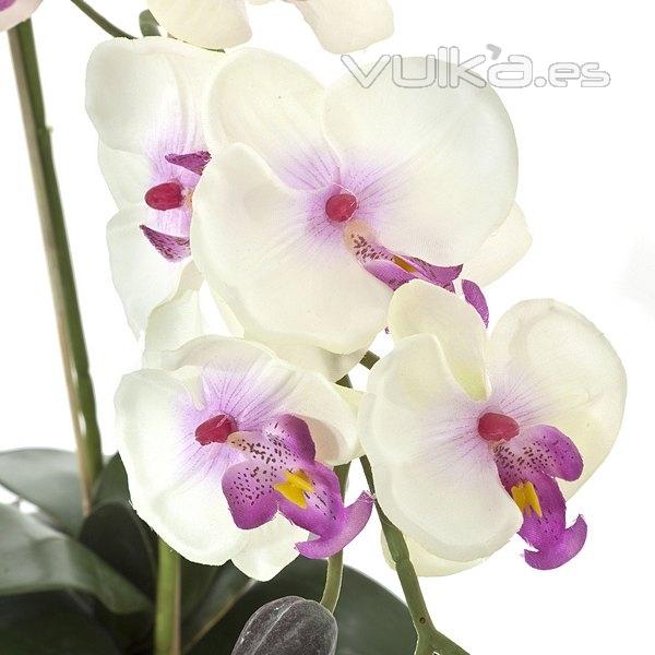 Plantas artificiales con flores. Planta orquidea artificial ramas bicolor 75 en La Llimona home (1)