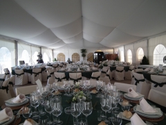 Interior carpa boda