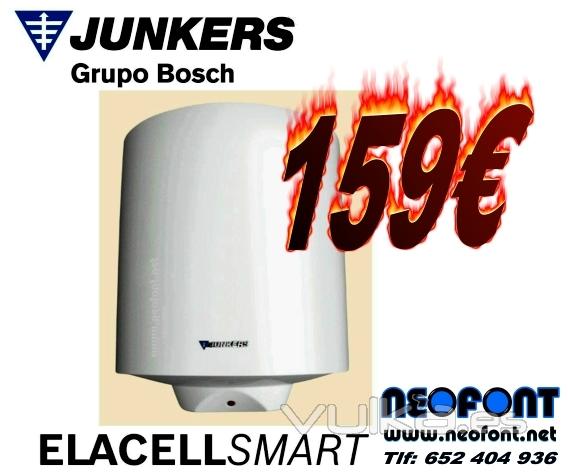 TERMO JUNKERS 50 LITROS INSTALACIN INCLUIDA 159EUR. 75L 185EUR.  100L 230EUR. INSTALACIN INCLUIDA.