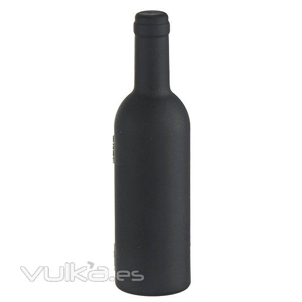 Set vino botella negro 24 en La Llimona home