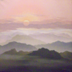 Oleo s/ tela francesc casademont  61 x 61 cm