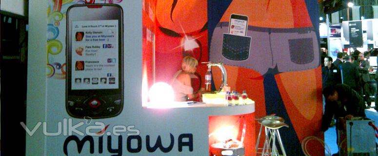 Stand Miyowa para el Mobile World Congress