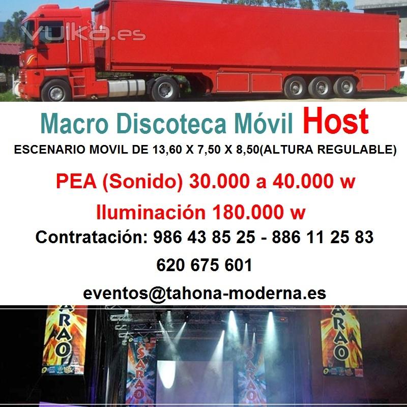 Macro Discoteca Mvil Host