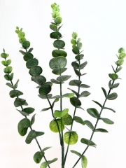 Flores artificiales de plastico eucaliptus artificial de plastico verde oasisdecorcom