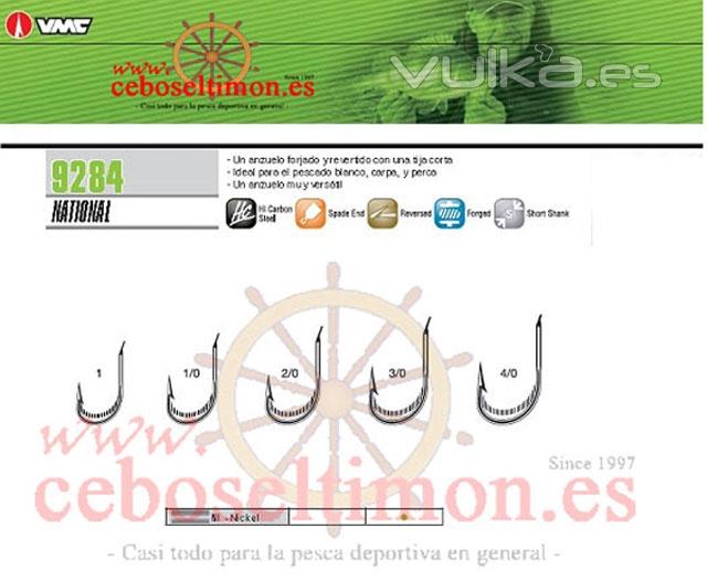 www. ceboseltimon.es - Blister 25 anzuelos VMC National Carbon Niquel