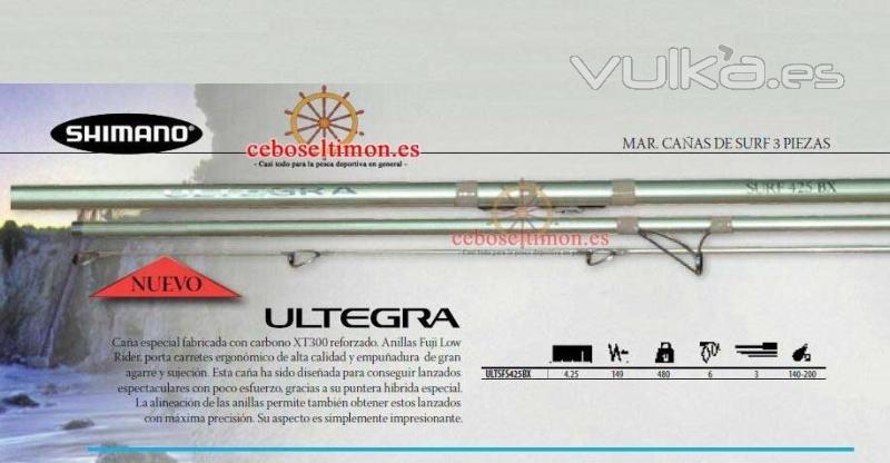 www.ceboseltimon.es - Caña Shimano  Ultegra Surf 4.25Mt