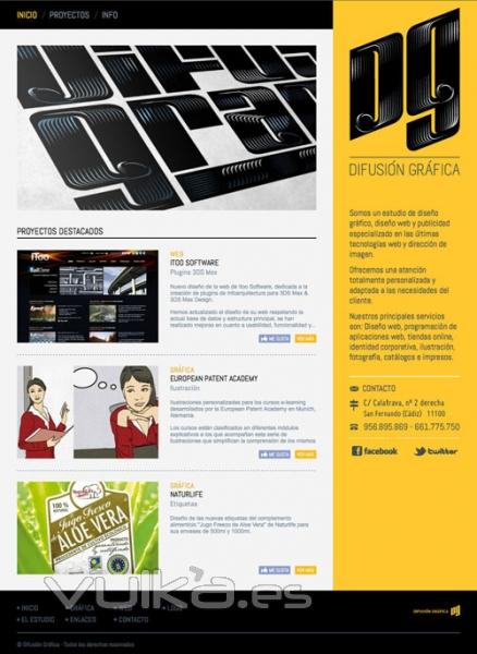 Actualizacin del diseo de nuestra web www.difusiongrafica.com