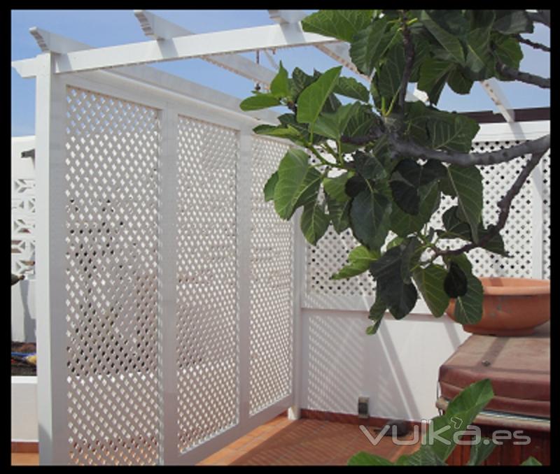 Pergola de aluminio en lanzarote