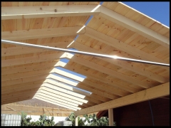 Techo de madera para cochera wwwaluminiomaderacom