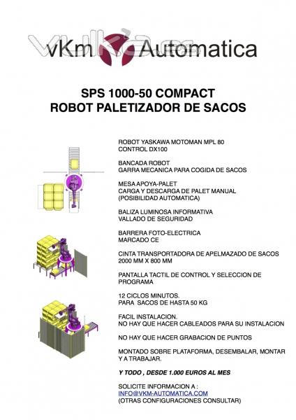 Paletizado de sacos