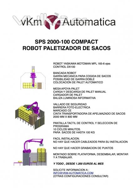 Paletizado de sacos