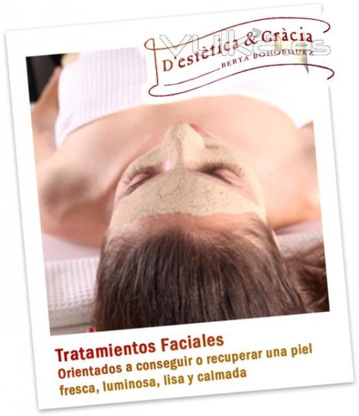 Tratamientos faciales para conseguir o recuperar tu piel fresca, luminosa, lisa y calmada