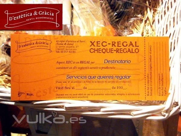 Regala salud y belleza con nuestro cheque regalo