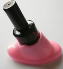 Reposaesmaltes de silicona flexible se adapta a todos los tamanos de frasco