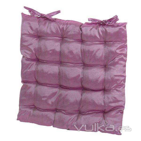 Hogar. Cojin silla lazos living violeta 40x40 en La Llimona home