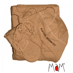 Fular portabebe mameco, incluye gorro y patucos para el bebe