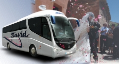Servicios de boda con autocares de lujo