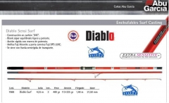 La nueva diablo un Cañon para la pesca al surf casting