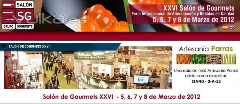 SALN DE GOURMETS - Marzo-2012  STAND: 3-A-23