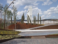 Mobiliario en acero corten