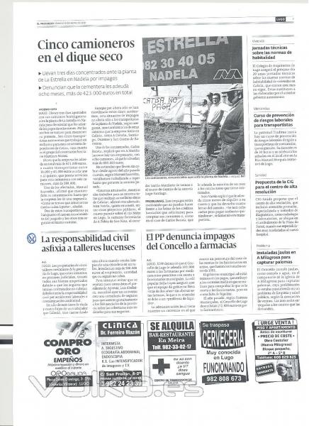 La prensa se hace eco del acuerdo firmado entre Tempu y Aprevar de Lugo Tempu