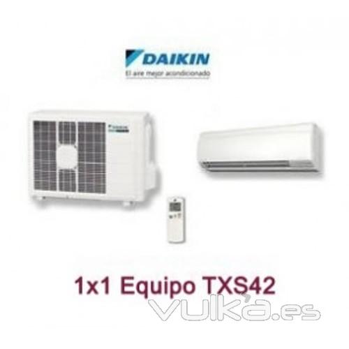 Aire Acondicionado inverter Daikin TXS42J2 www.nomascalor.es