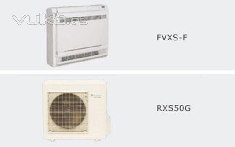 Aire Acondicionado suelo inverter VXS50F de Daikin en www.nomascalor.es