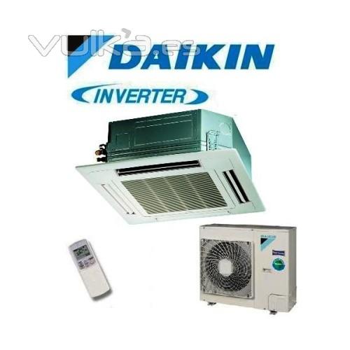 Aire acondicionado siesta Sky Air cassette inverter ACQS71A de Daikin en www.nomascalor.es