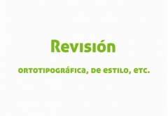Revision de estilo y revision ortotipografica