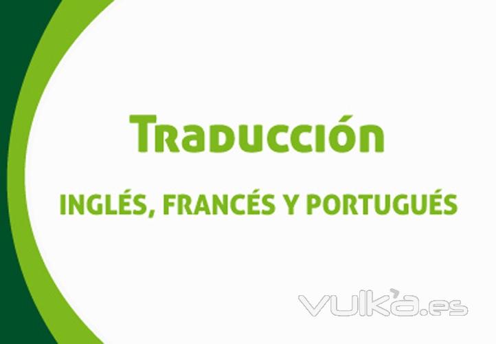 Traducción de textos en inglés, francés y portugués