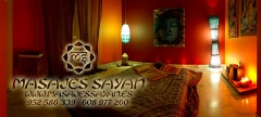 Sala 1.- Masajes en futón (thai, interactivo y parejas)