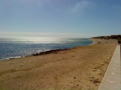 Playa de roquetas de mar