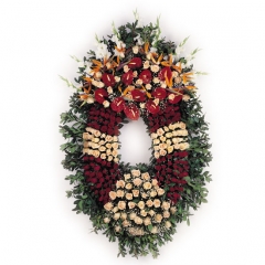 Arreglos funerarios flores para funerales corona de flores para tanatorios