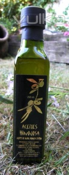 aceite de oliva virgen extra botella de 250 ml