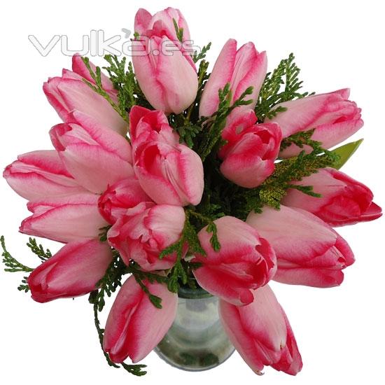 Boquet de tulipanes. Enviar y regalar flores a domicilio con la mejor floristera online.