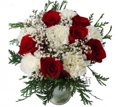 Bouquet de claveles y rosas. enviar y regalar flores a domicilio con la mejor floristera online.