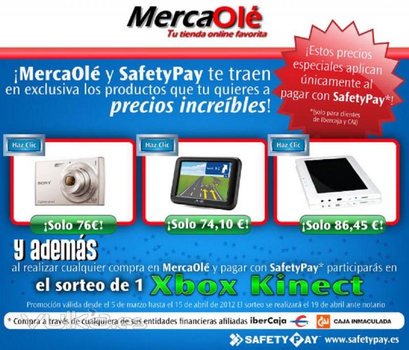 Promocin especial de MercaOl con SafetyPay