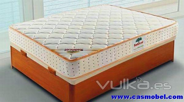 Colchon Sabicol modelo Delicia, fabricado con una seleccion de las mejores materias primas: carcasa 
