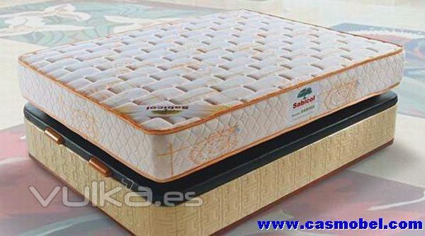 Colchon Sabicol modelo Sabina, fabricado con una seleccion de las mejores materias primas: carcasa d