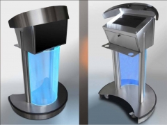 Ejemplo de los diferentes modelos de atriles con iluminacion