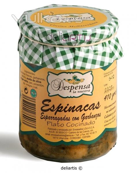 Espinacas con Garbanzos LA DESPENSA 410 gr.